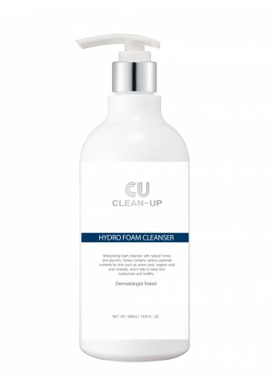 CUSKIN Clean Up Hydro Foam Cleanser 500 ml Professional Size